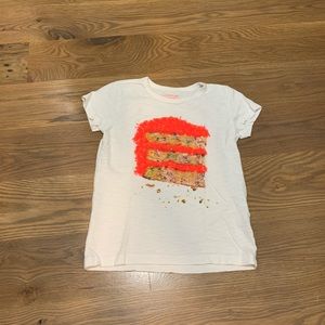 Crewcuts Tshirt Birthday Cake design size 6-7